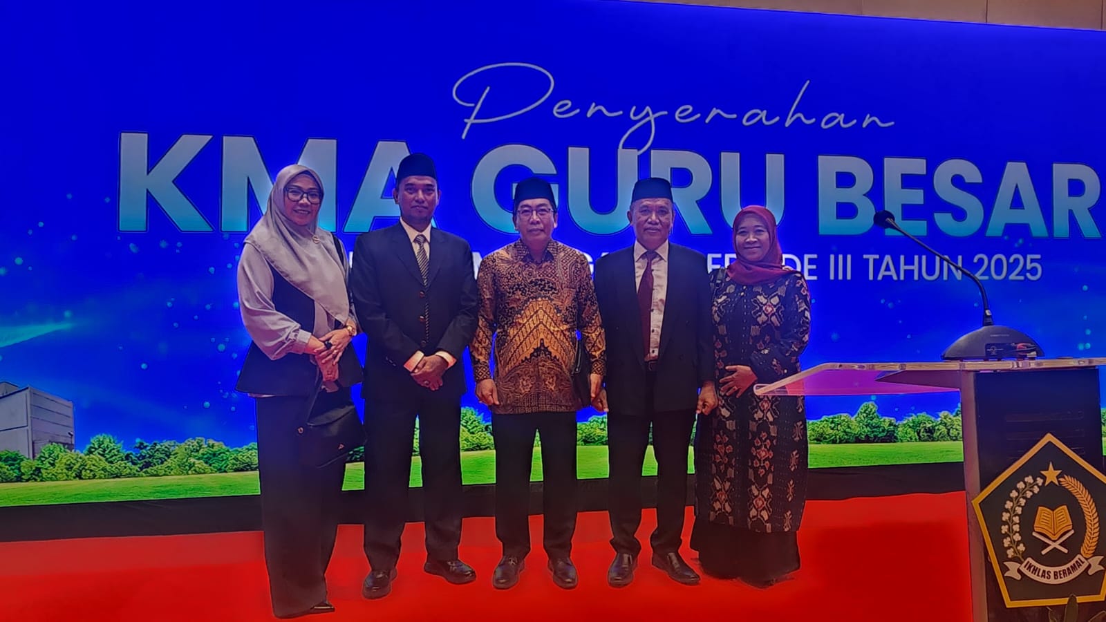 Dua Guru Besar IAIN Bone Terima Keputusan Menteri Agama tentang Penetapan Jabatan Fungsional Guru Besar